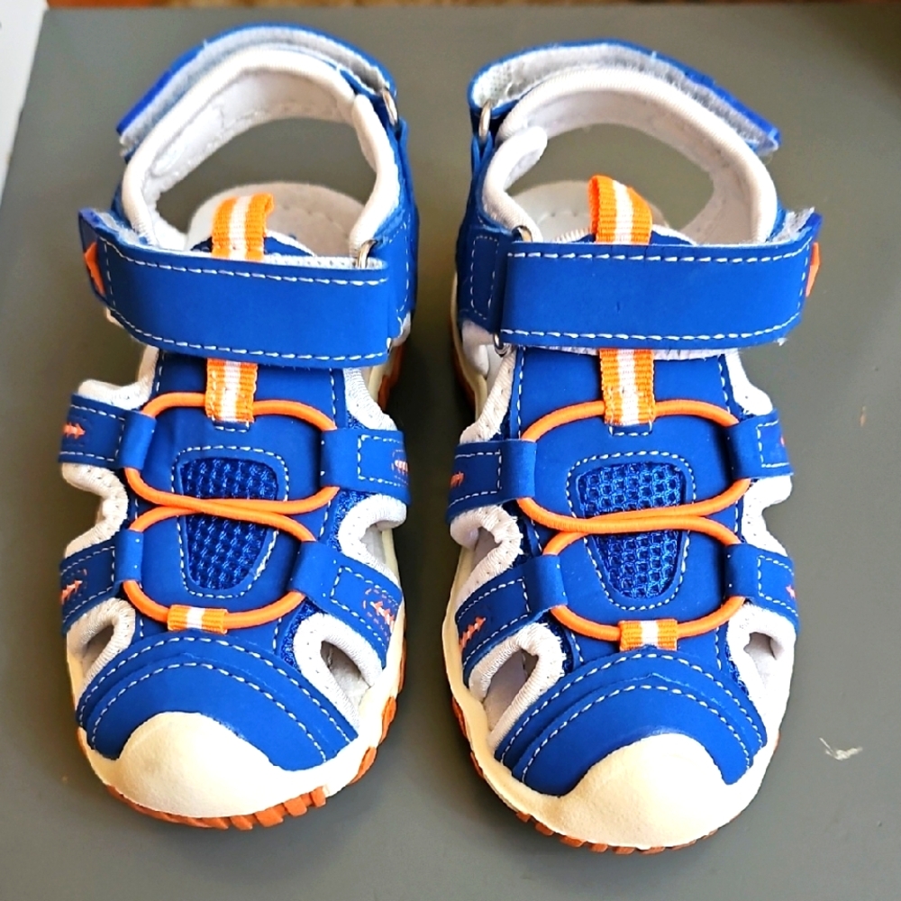 Apakowa Kid's Boy's Girl's Soft Sole Close Toe Sport Beach Sandals